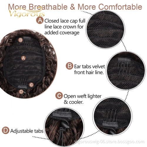 Vendors Synthetic Wig Lowest Price Jerry Curly Darling For Black Women Wholesale Braiding Hair Extention